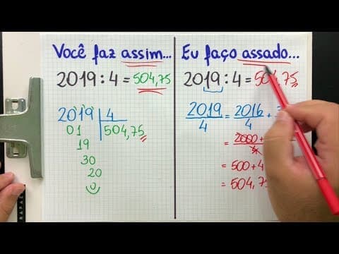 Thumbnail da aula: 💡 DICA 09 - Divisão com VÍRGULA (decimal) de um jeito DIFERENTE