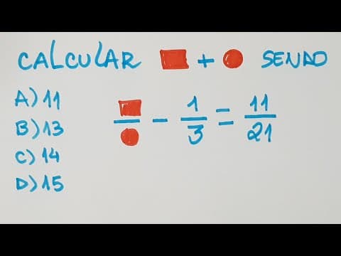 Thumbnail da aula: Problema com fração - Consegue calcular?