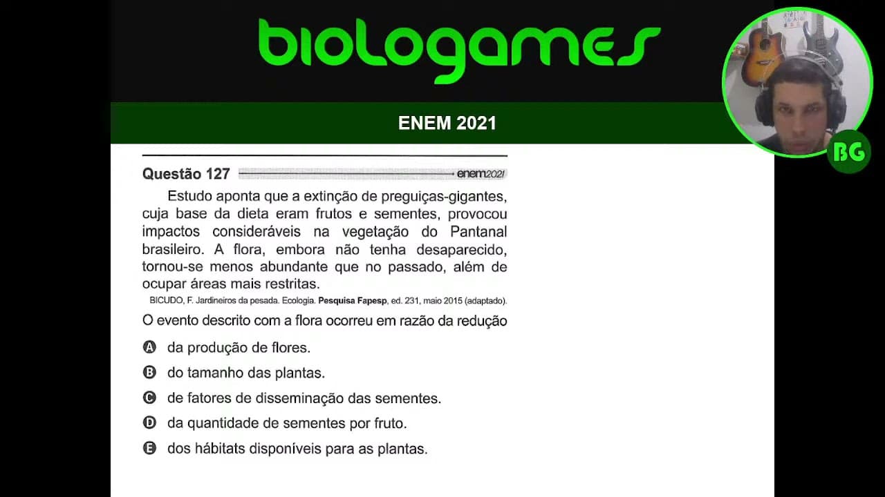 Thumbnail: ENEM 2021 - PROVA AZUL - Questão 127