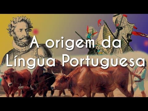 Thumbnail da aula: A origem da língua portuguesa - Brasil Escola