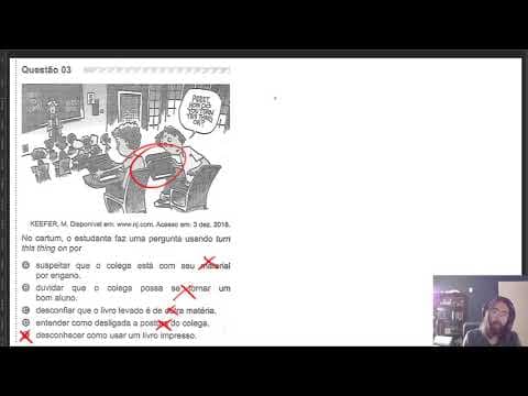 Thumbnail da aula: Enem 2019 - Linguagens | Questão 03 (Prova Amarela)