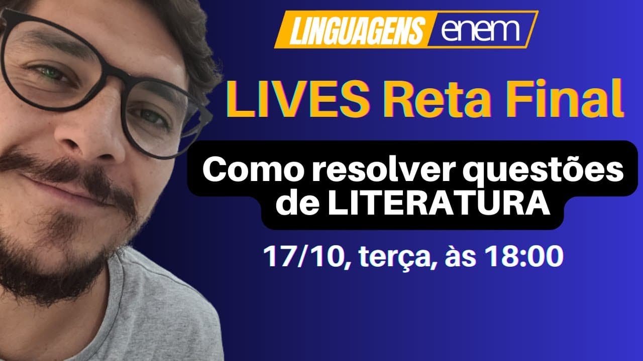 Thumbnail: Como resolver questões de Literatura (LINGUAGENS ENEM)
