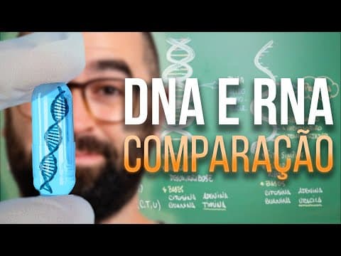 Thumbnail da aula: DNA e RNA [ácidos nucleicos] - Aula 08 - Módulo 1: Bioquímica - Prof. Guilherme