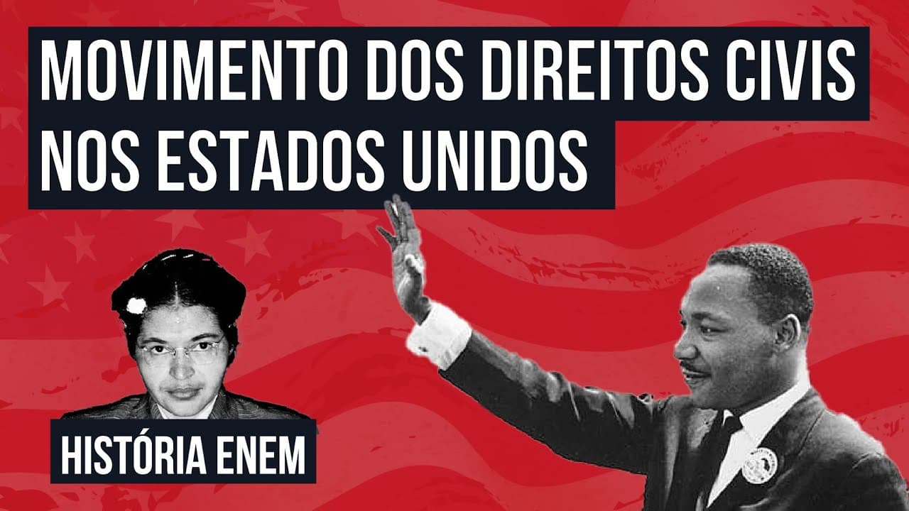 Thumbnail: MOVIMENTO DOS DIREITOS CIVIS NOS ESTADOS UNIDOS | História para o Enem | Mariane Martins
