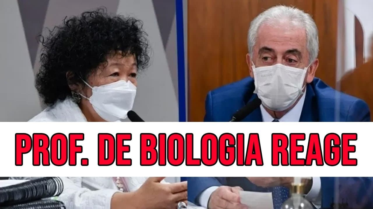 Thumbnail: Qual é a diferença entre vírus e protozoário? [😬 React da CPI da Covid] | Prof. Guilherme