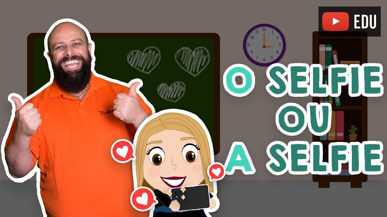 Thumbnail: O selfie ou A selfie? [Prof Noslen]