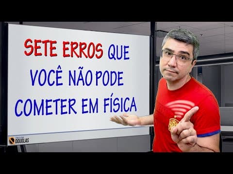 Thumbnail da aula: JÁ ERROU ALGUMA DESSAS COISAS?