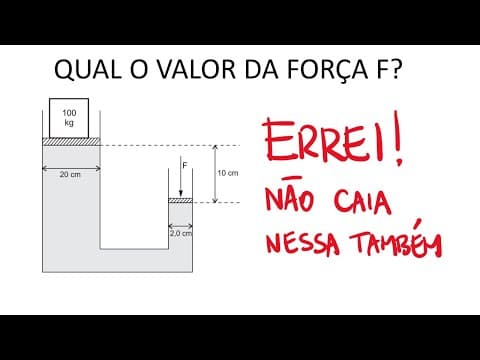 Thumbnail da aula: EU ERREI! - Teorema de Stevin - Caiu na Petrobras -  AGORA COM ÁUDIO