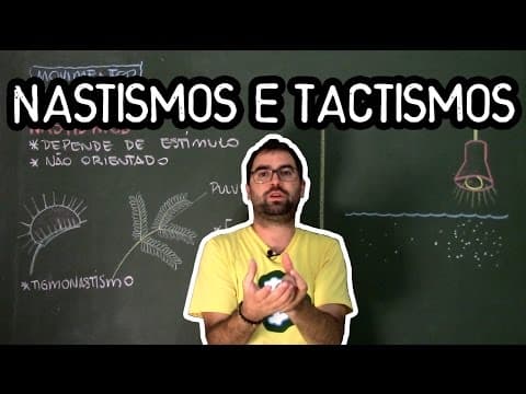 Thumbnail da aula: Movimentos Vegetais: Nastismos e Tactismos - Fisio Vegetal - Aula 31: Botânica (Prof. Guilherme)