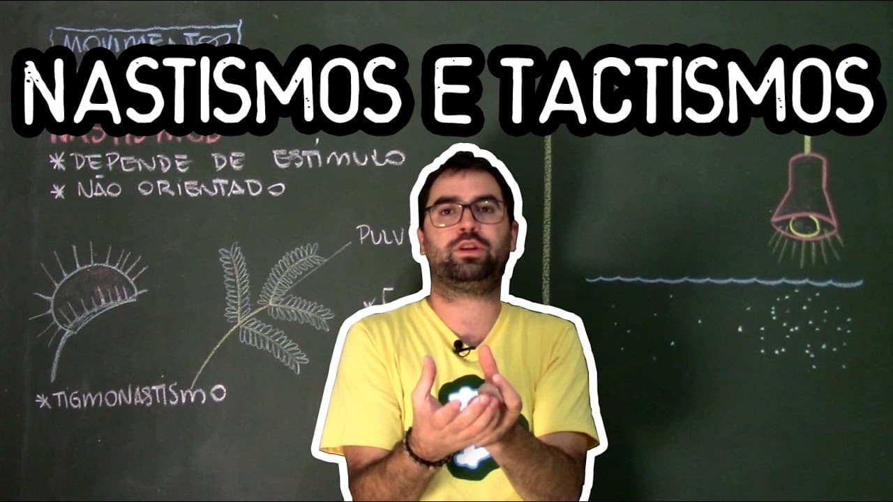Thumbnail: Movimentos Vegetais: Nastismos e Tactismos - Fisio Vegetal - Aula 31: Botânica (Prof. Guilherme)
