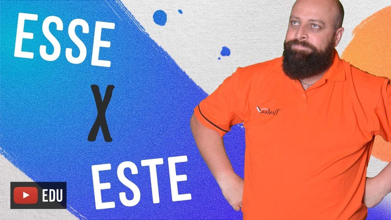 Thumbnail: Este x Esse - com Professor Noslen