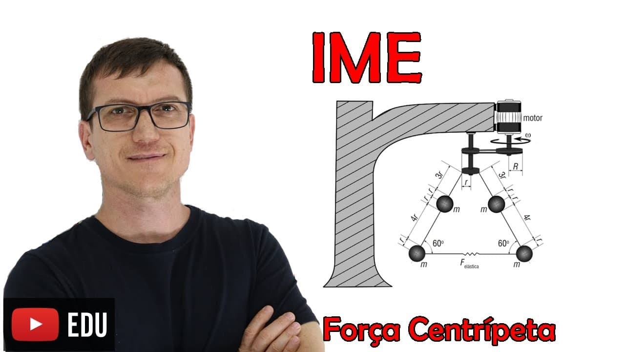 Thumbnail: FORÇA CENTRÍPETA - APROFUNDAMENTO de FÍSICA - IME - Professor Boaro - VÍDEO AULA nº31