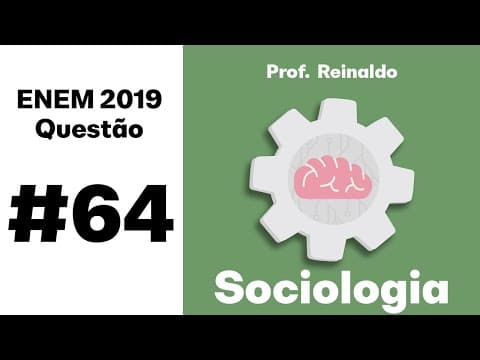 Thumbnail da aula: ENEM 2019 - A lenda diz que, em um belo dia ensolarado, Newton estava relaxando sob uma macieira.