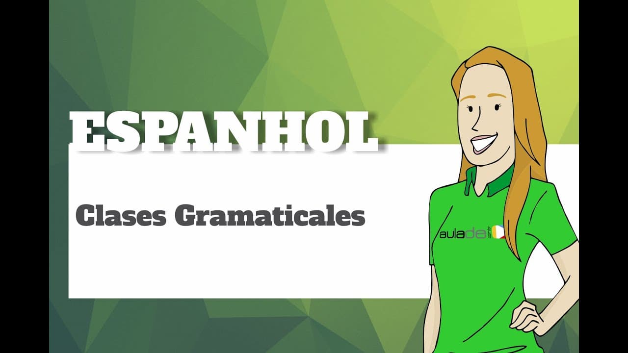 Thumbnail: Espanhol - Clases Gramaticales