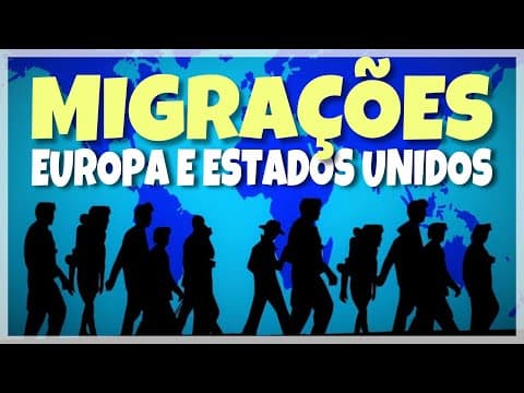 Thumbnail da aula: Migrações nos países desenvolvidos (Estados Unidos e Europa) | Ricardo Marcílio