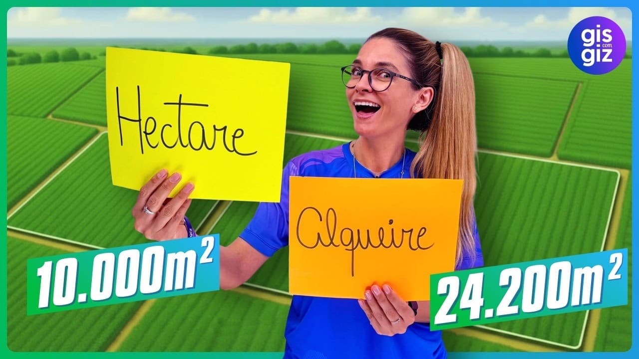 Thumbnail: HECTARE ou ALQUEIRE? 🧐 Entenda a diferença de uma vez!