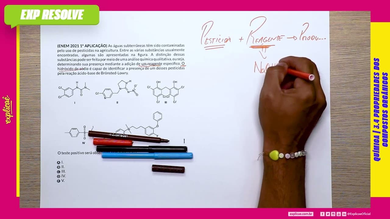 Thumbnail: AS ÁGUAS SUBTERRÂNEAS TÊM SIDO CONTAMINADAS PELO USO DE(...) | PROPRIEDADES DOS COMPOSTOS ORGÂNICOS