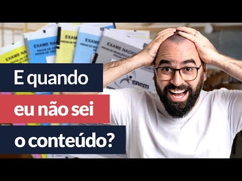 Thumbnail da aula: Esta estratégia aumenta sua chance de acertar questões difíceis | DOMINANDO O ENEM