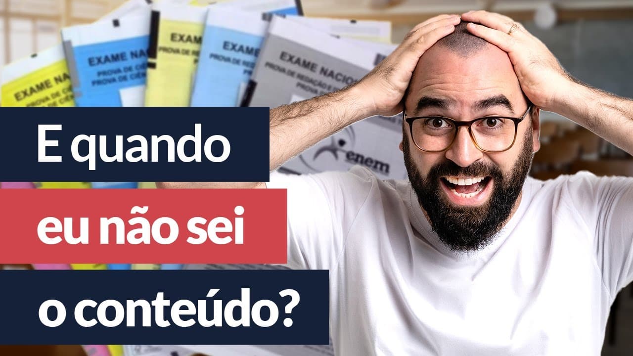 Thumbnail: Esta estratégia aumenta sua chance de acertar questões difíceis | DOMINANDO O ENEM