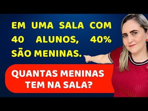 Thumbnail da aula: 🤯😱CONSEGUE RESOLVER PORCENTAGEM??   Matemática básica todo dia.📚🚀