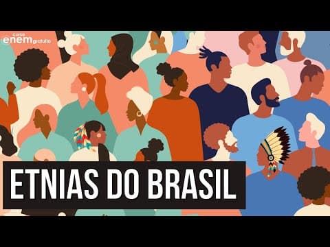 Thumbnail da aula: FORMAÇÃO DO POVO BRASILEIRO: etnias, racismo, miscigenação | Resumo de Geografia para o Enem