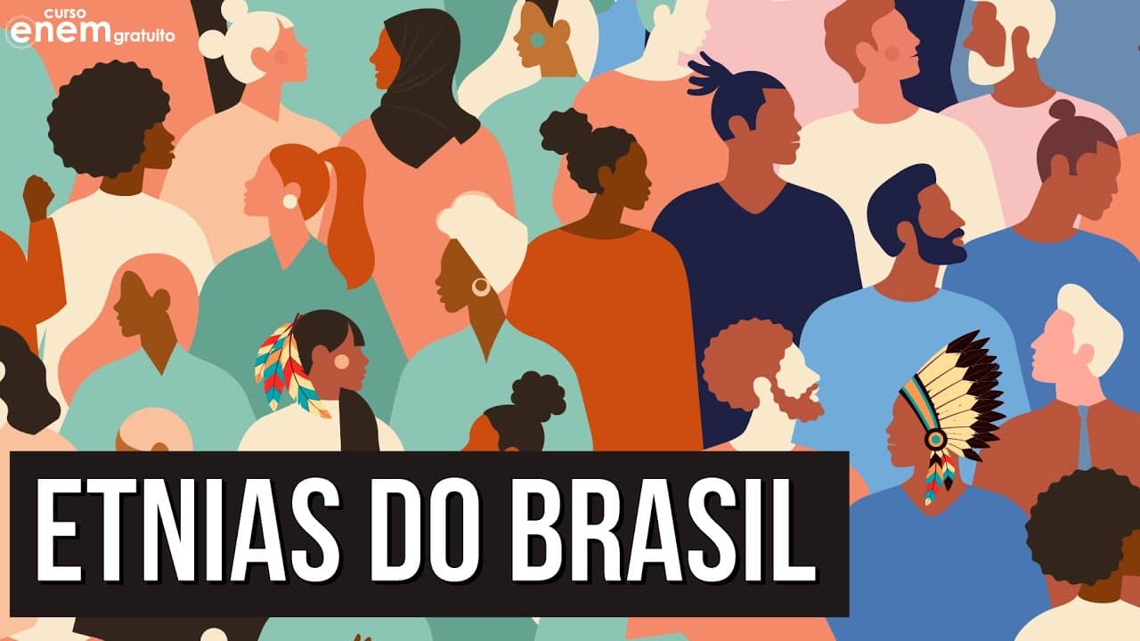 Thumbnail: FORMAÇÃO DO POVO BRASILEIRO: etnias, racismo, miscigenação | Resumo de Geografia para o Enem