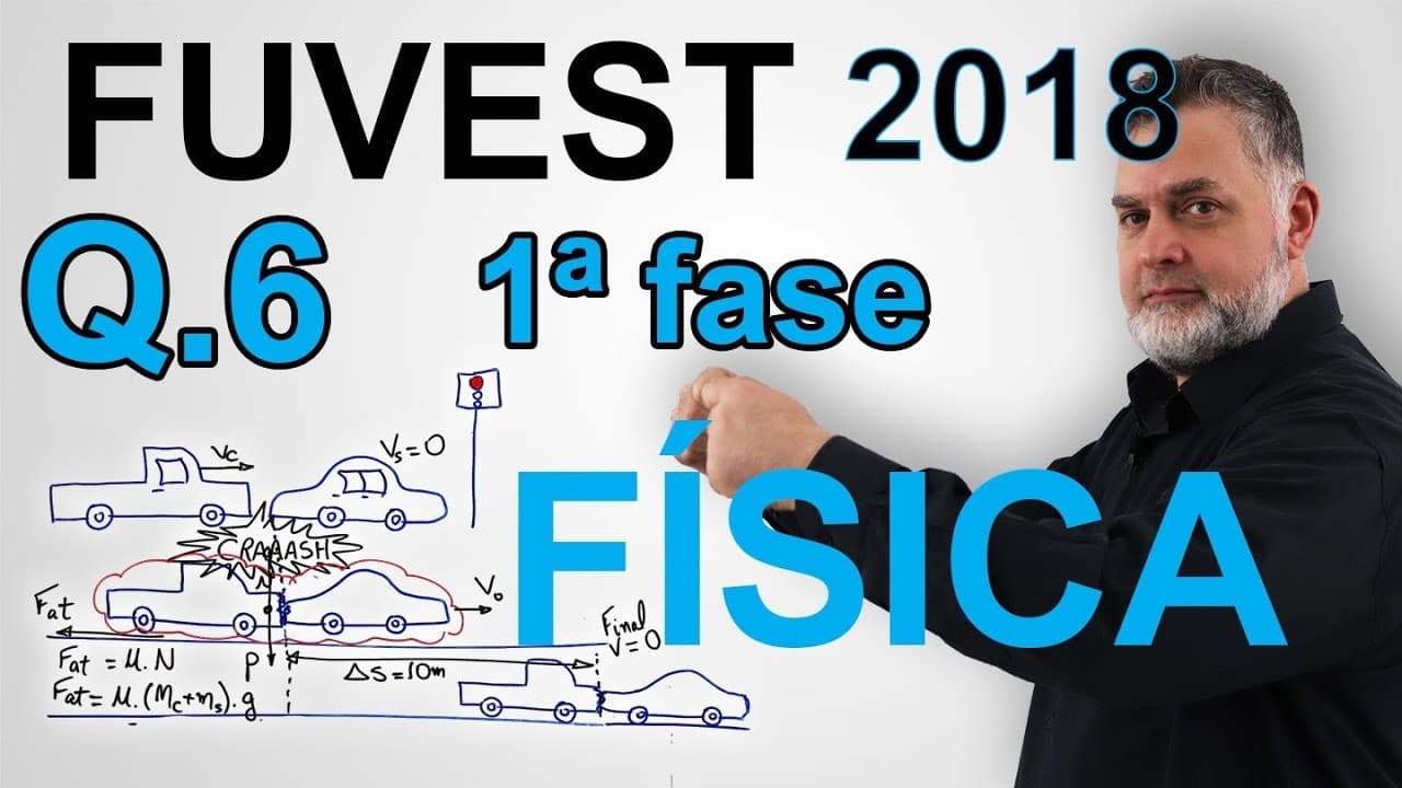 Thumbnail: 6 FUVEST 2018 1ª fase FÍSICA
