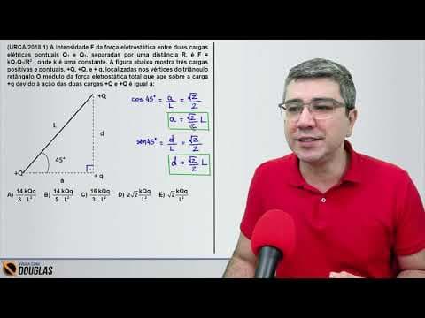 Thumbnail da aula: Revisão por questão URCA | Eletrostática | Conheça nosso curso no site fisicacomdouglas.com