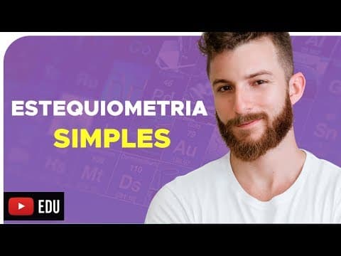 Thumbnail da aula: ESTEQUIOMETRIA SIMPLES – DICA ENEM – Prof. Marcus