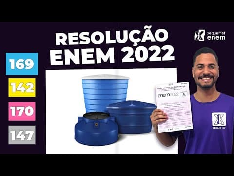 Thumbnail da aula: 🔘Questão 169 - Caderno Azul | Geometria Espacial | MATEMÁTICA ENEM 2022