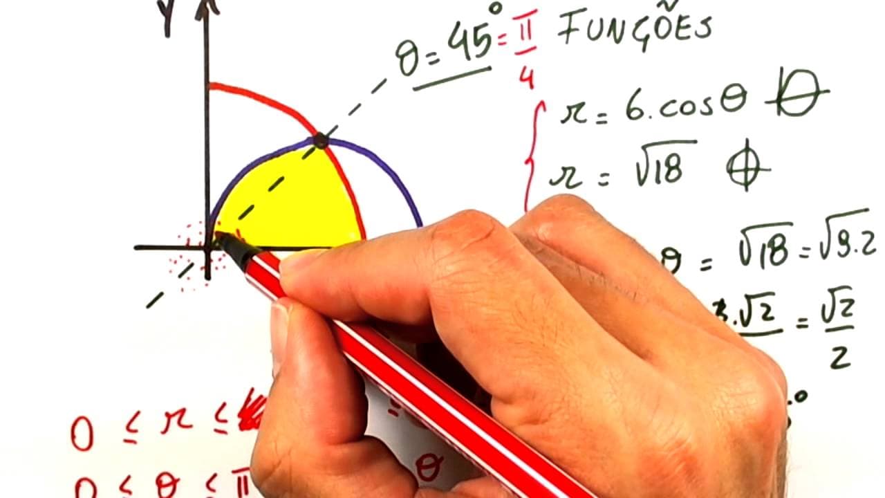 Thumbnail: Me Salva! ITD07 - Integral Dupla - Coordenadas polares exemplo 1