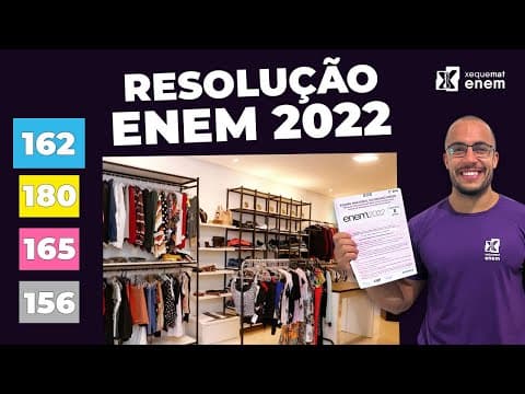 Thumbnail da aula: 🔘Questão 162 - Caderno Azul | Progressão Aritmética | MATEMÁTICA ENEM 2022