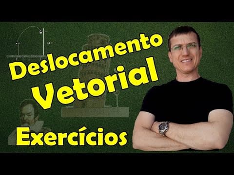 Thumbnail da aula: DESLOCAMENTO VETORIAL - EXERCÍCIO RESOLVIDO - CINEMÁTICA - Aula 19 - Prof. Marcelo Boaro