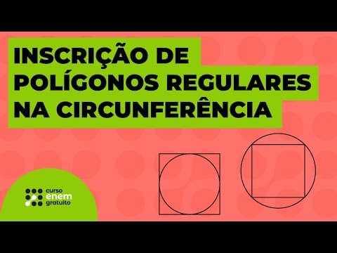 Thumbnail da aula: INSCRIÇÃO DE POLÍGONOS REGULARES NA CIRCUNFERÊNCIA | Matemática para o Enem | Lucas Borguezan