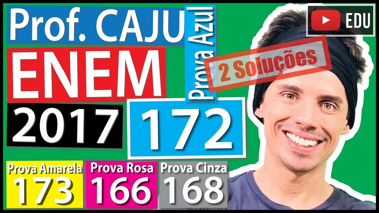 Thumbnail: [ENEM 2017] 172 📘 INTERPRETAÇÃO DE GRÁFICOS Dois reservatórios A e B são alimentados por bombas