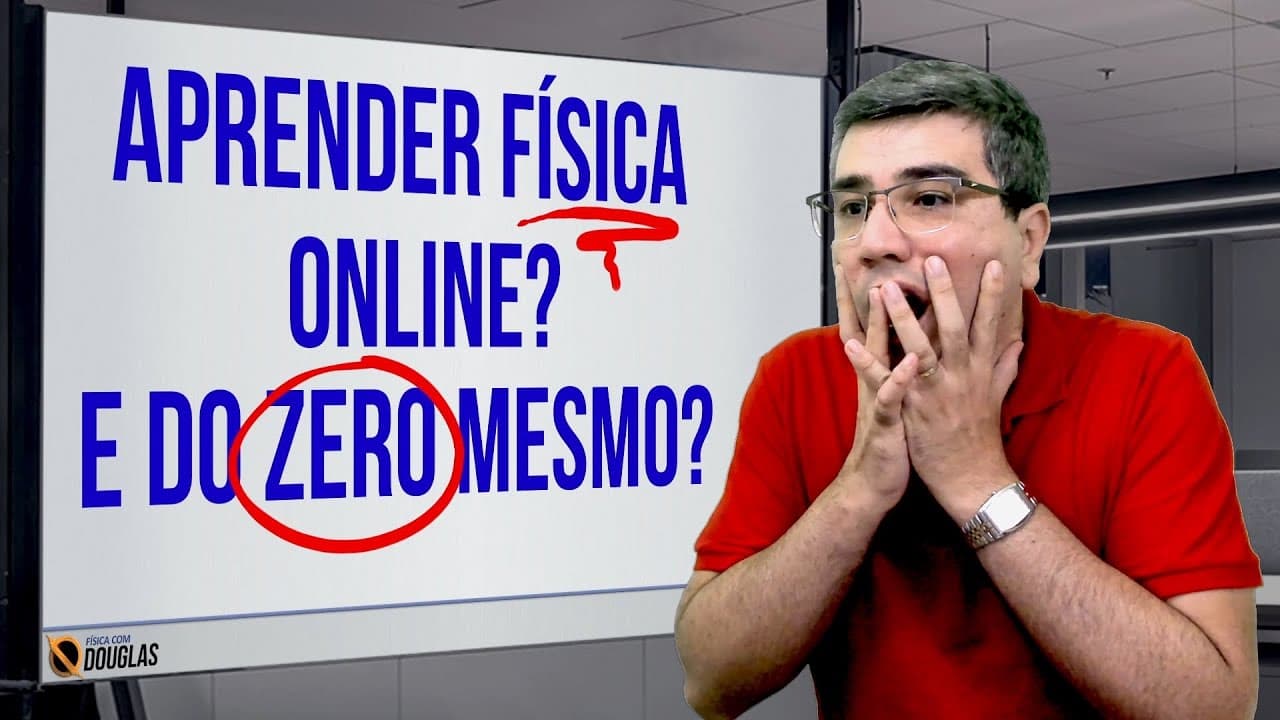 Thumbnail: CURSO ONLINE DE FÍSICA - COMO APRENDER FÍSICA DO ZERO