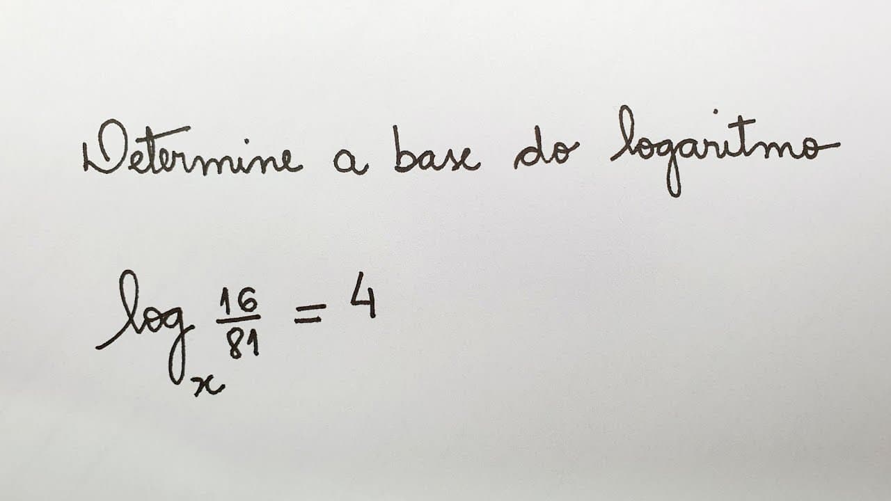 Thumbnail: 💥 Logaritmo - Determine a base do Logaritmo - Professora Angela Matemática