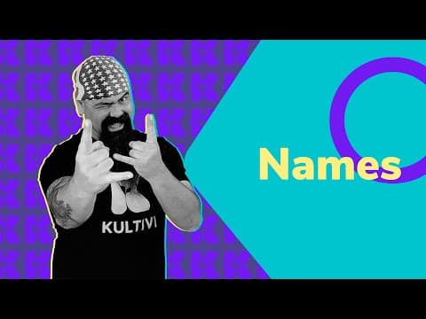 Thumbnail da aula: Names | Inglês 2.0 | Kultivi | Prof. Rui Ventura | Aula #02