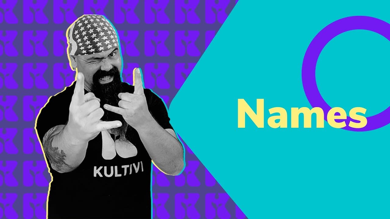 Thumbnail: Names | Inglês 2.0 | Kultivi | Prof. Rui Ventura | Aula #02