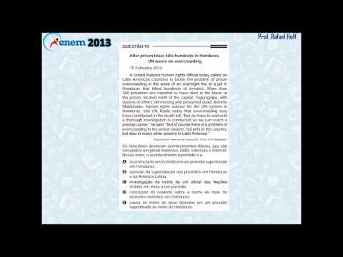 Thumbnail da aula: Inglês Enem 2013: compreensão de texto.