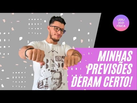Thumbnail da aula: Gabarito Física Uerj 2021   Resolução Comentada