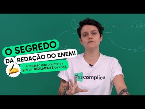 Thumbnail da aula: Como fazer a REDAÇÃO NOTA 1000 que o Enem QUER de VOCÊ!