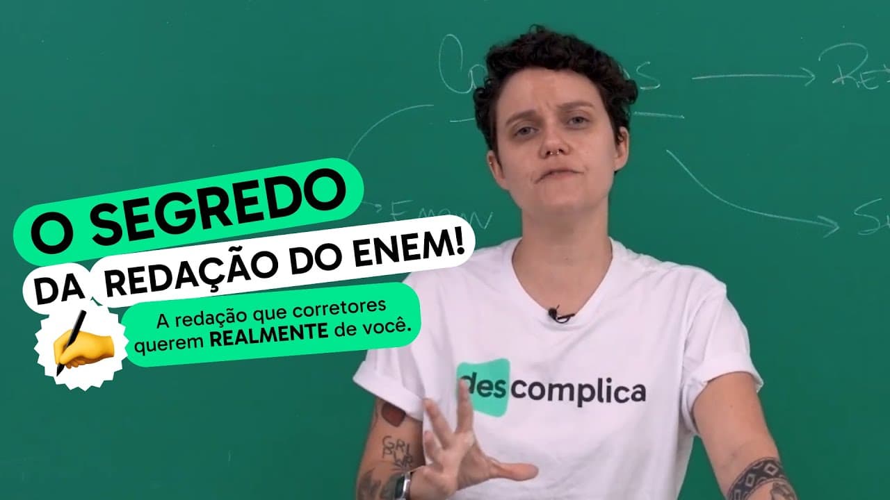 Thumbnail: Como fazer a REDAÇÃO NOTA 1000 que o Enem QUER de VOCÊ!