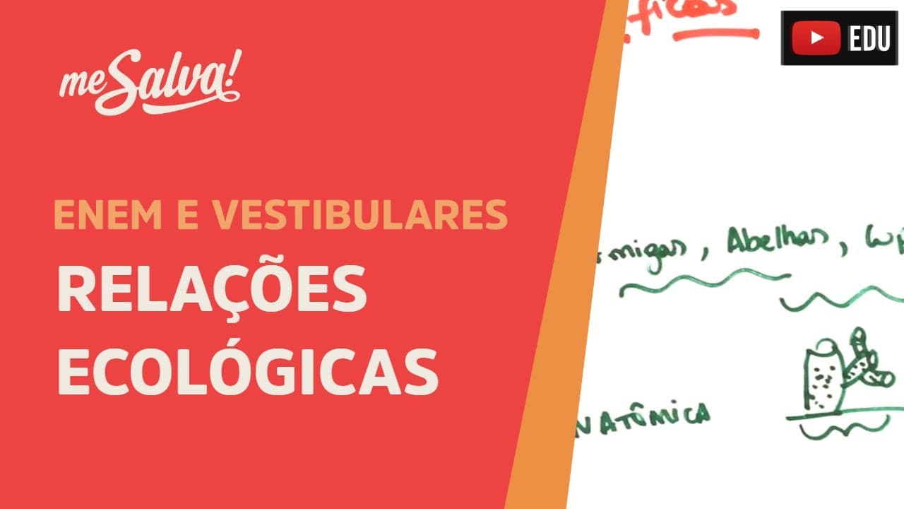 Thumbnail: Me Salva! ECO21 - Ecologia - Relação ecológica INTRAespecífica, INTERespecífica, sociedade e colônia