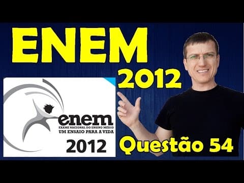 Thumbnail da aula: 54 - ENEM 2012 - Física - Ondulatória - Questão 54 resolvida (Caderno Azul) - Prof. Marcelo Boaro