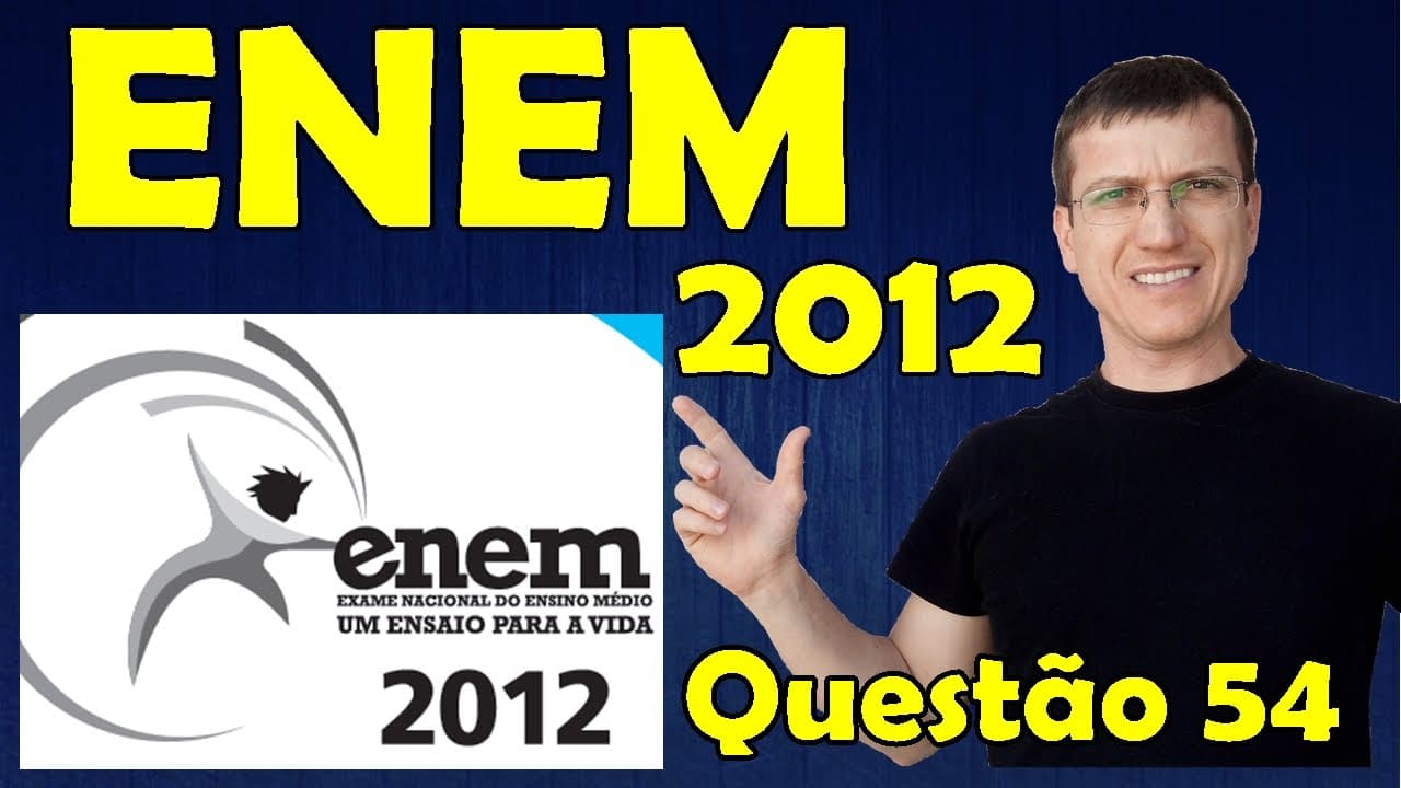 Thumbnail: 54 - ENEM 2012 - Física - Ondulatória - Questão 54 resolvida (Caderno Azul) - Prof. Marcelo Boaro