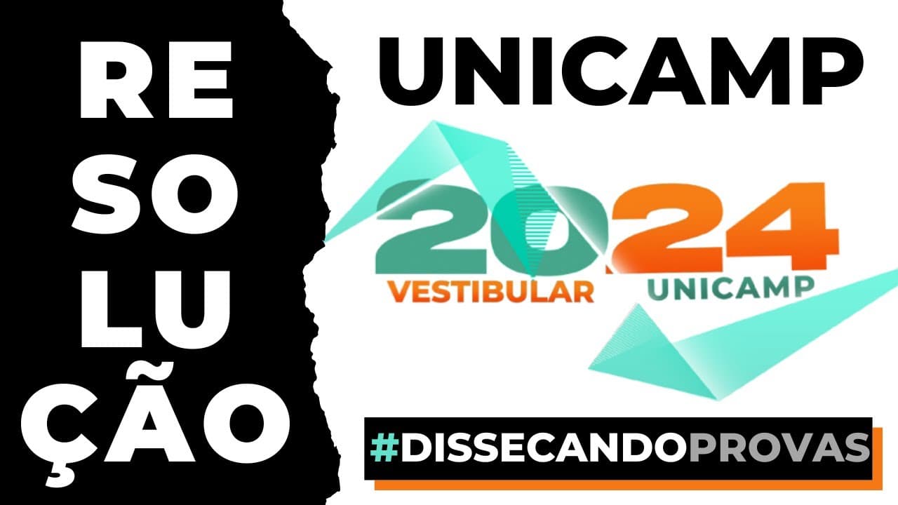 Thumbnail: UNICAMP 2024 | 1ª Fase | Matemática
