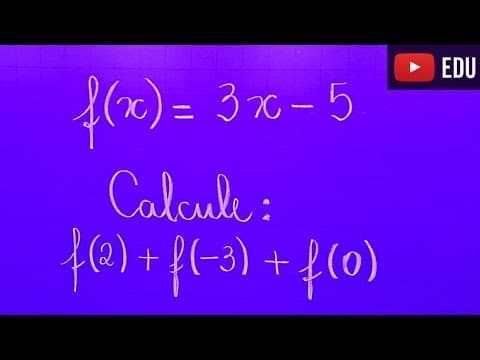 Thumbnail da aula: Função Afim - Professora Angela Matemática