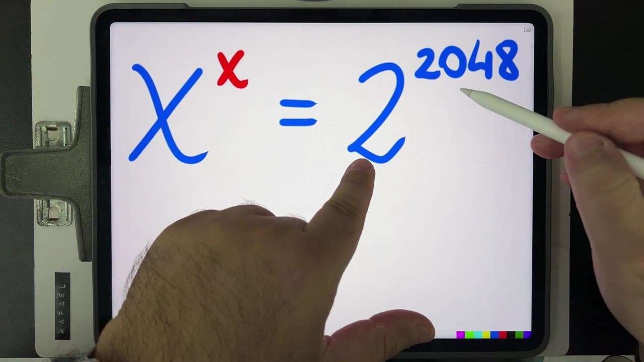 Thumbnail: 🤯 QUAL É O VALOR DO X? Só os GÊNIOS conseguem resolver essa EQUAÇÃO EXPONENCIAL BUGANTE!