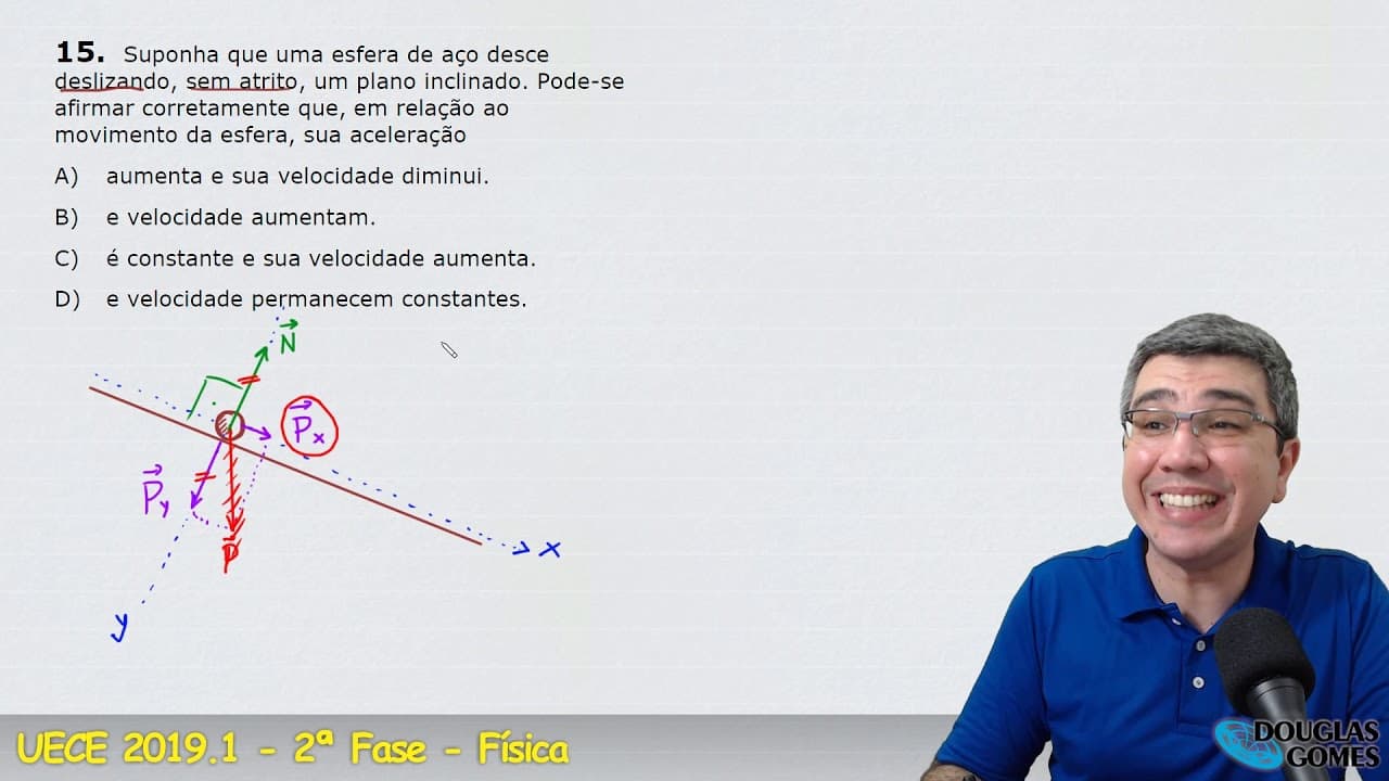 Thumbnail: Correção/resolução Vestibular UECE 2019.1 FASE 2 Q.15